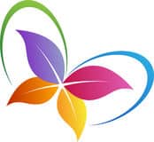leaf butterfly logo vector drawing represents design 41331284 Atlanta nutritionist,Holistic Health Practitioner,naturopath