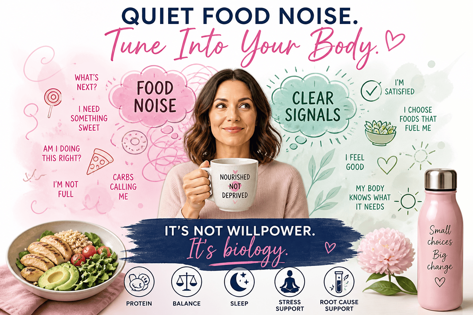 stop food noise naturally