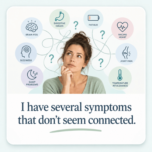 I have several symptoms that don't seem connected.
