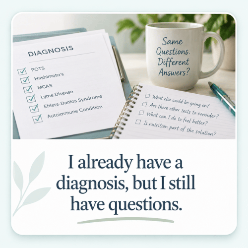 I already have a diagnosis, but I still have questions.